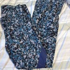 Adidas by Stella McCartney Blue and Black Leggings